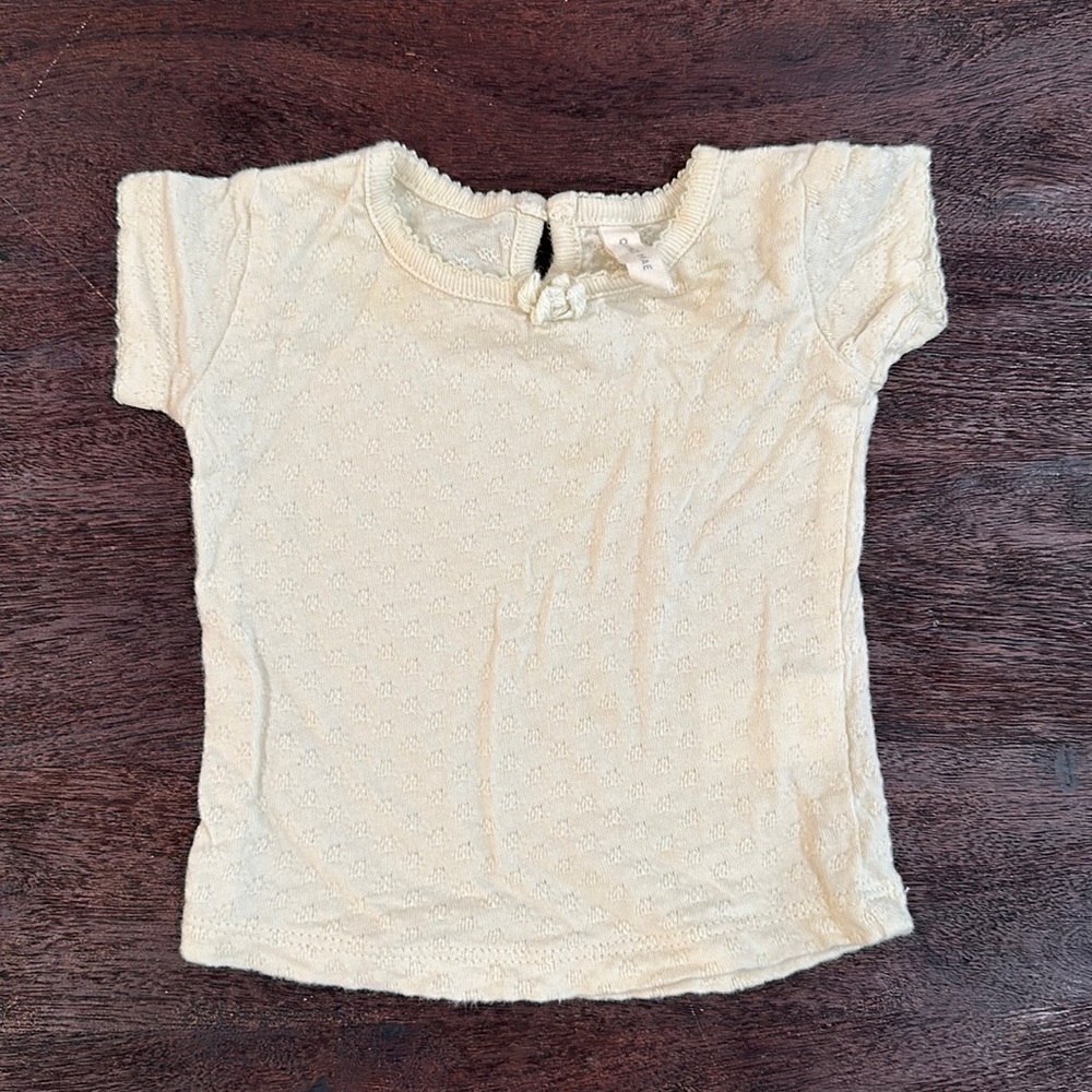 Quincy Mae Pointelle Top 0-3mo